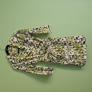 NWOT Vertigo Paris Printed Trench Coat